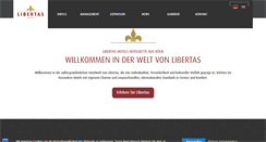 Desktop Screenshot of libertashotels.com